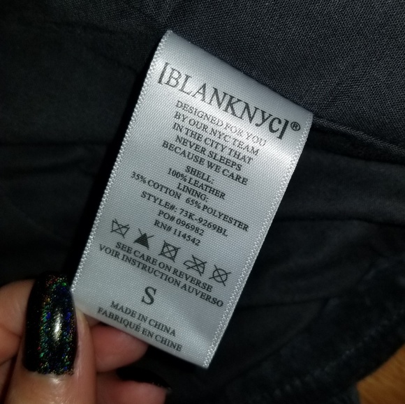 Blank NYC Grey suede moto jacket - Picture 4 of 7